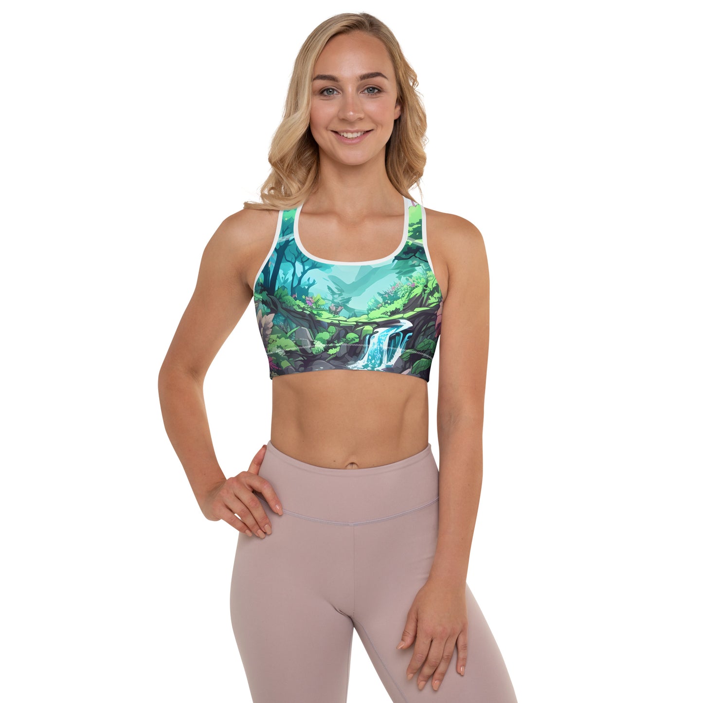 FOREST WALKER Women's Padded Sports Bra