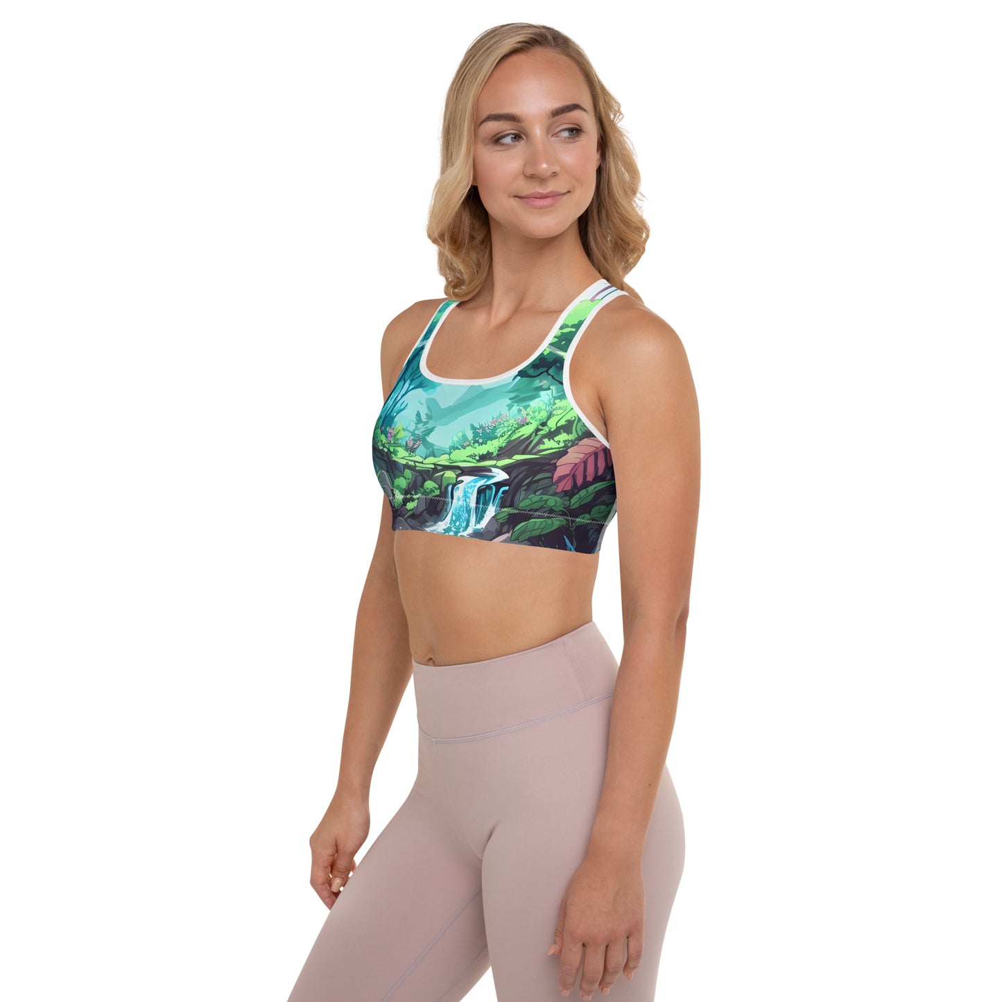 FOREST WALKER Women's Padded Sports Bra