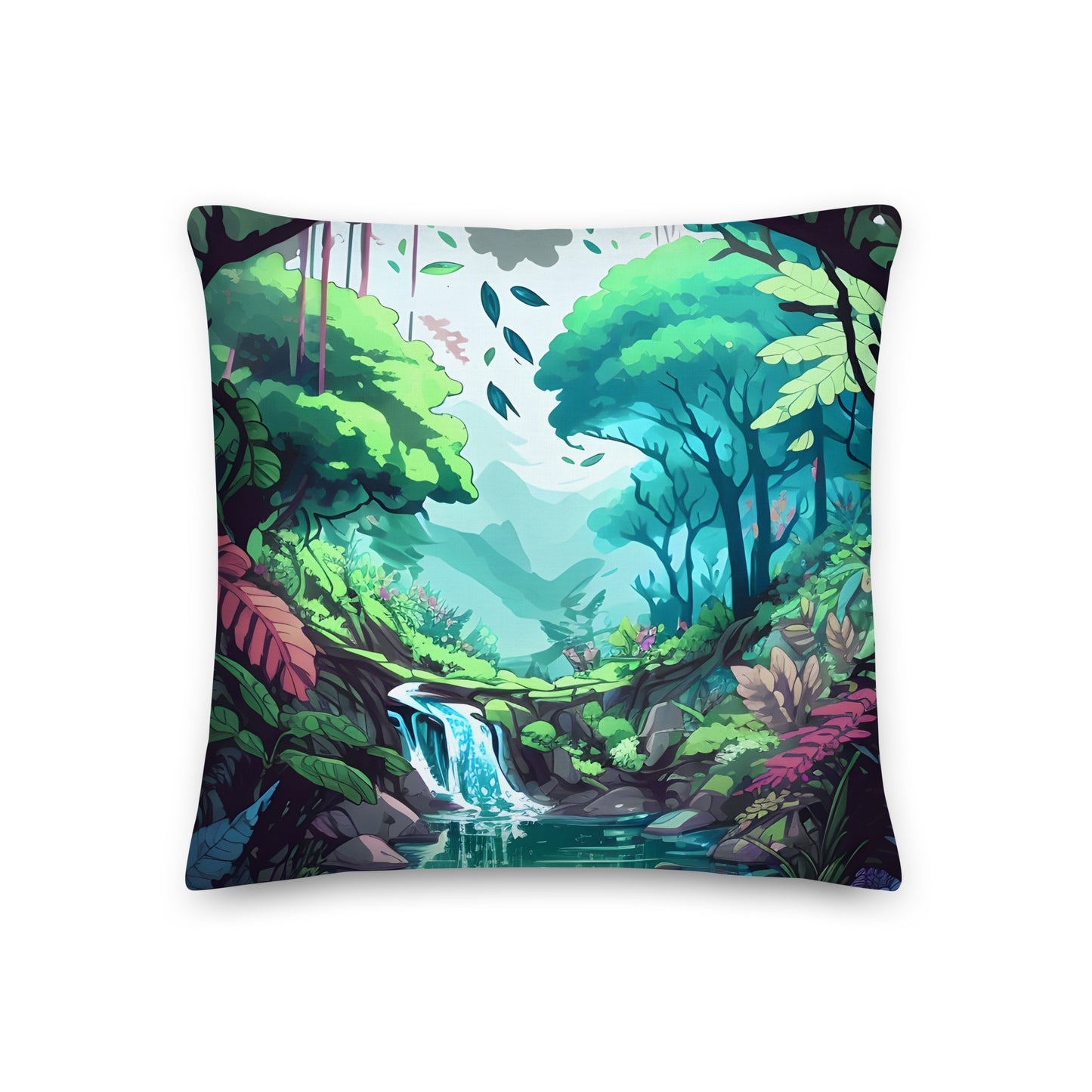 FOREST WALKER Premium Stuffed Pillow