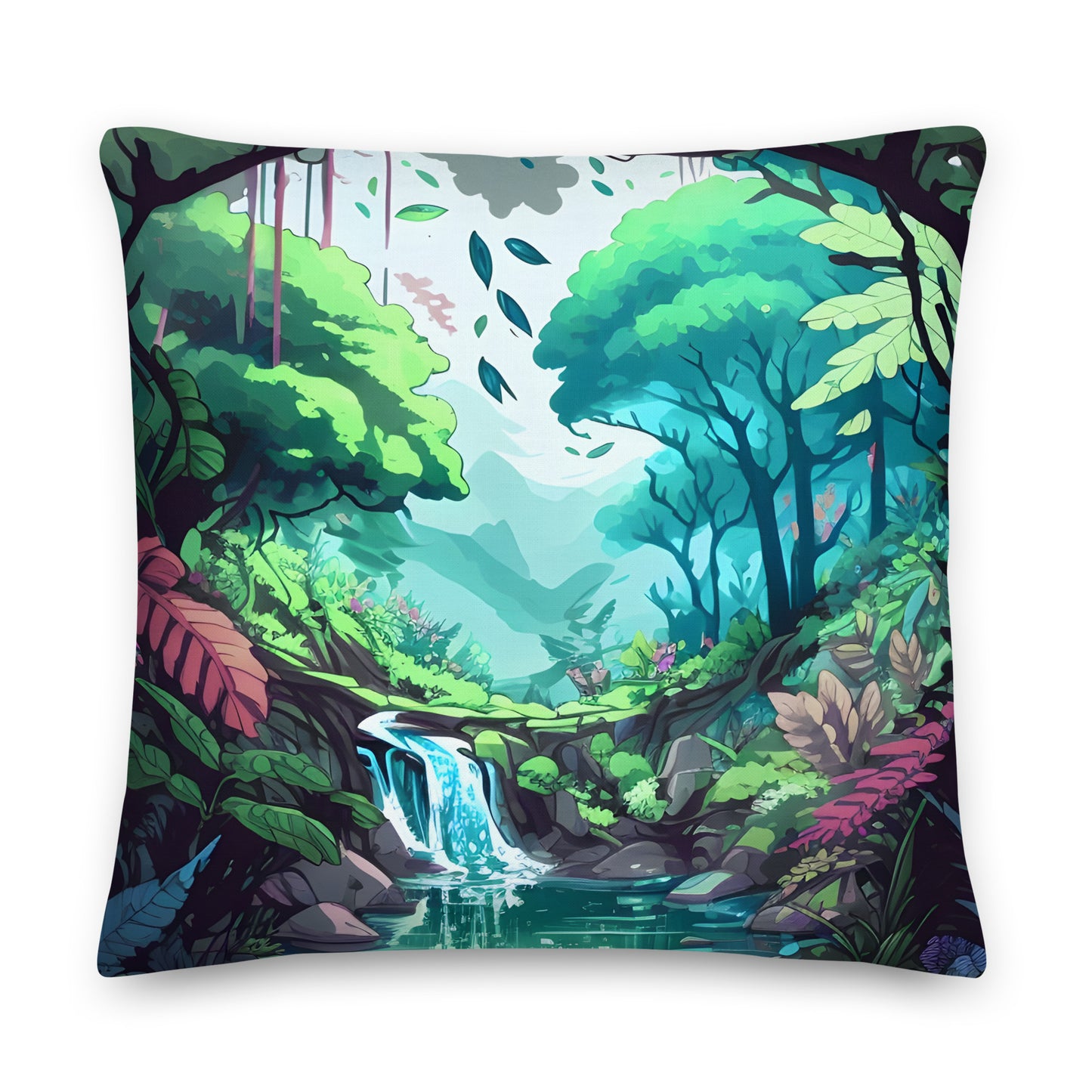 FOREST WALKER Premium Stuffed Pillow