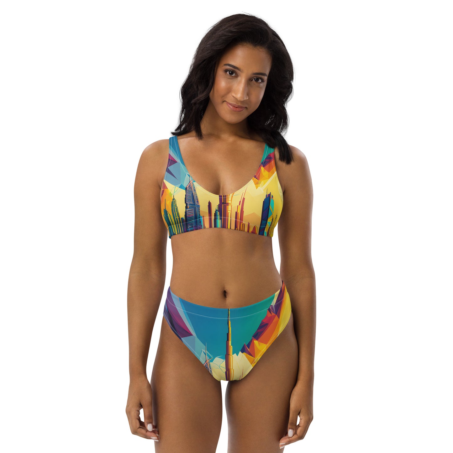 SKY SCRAPER #1 (Women's High-Waisted Bikini)