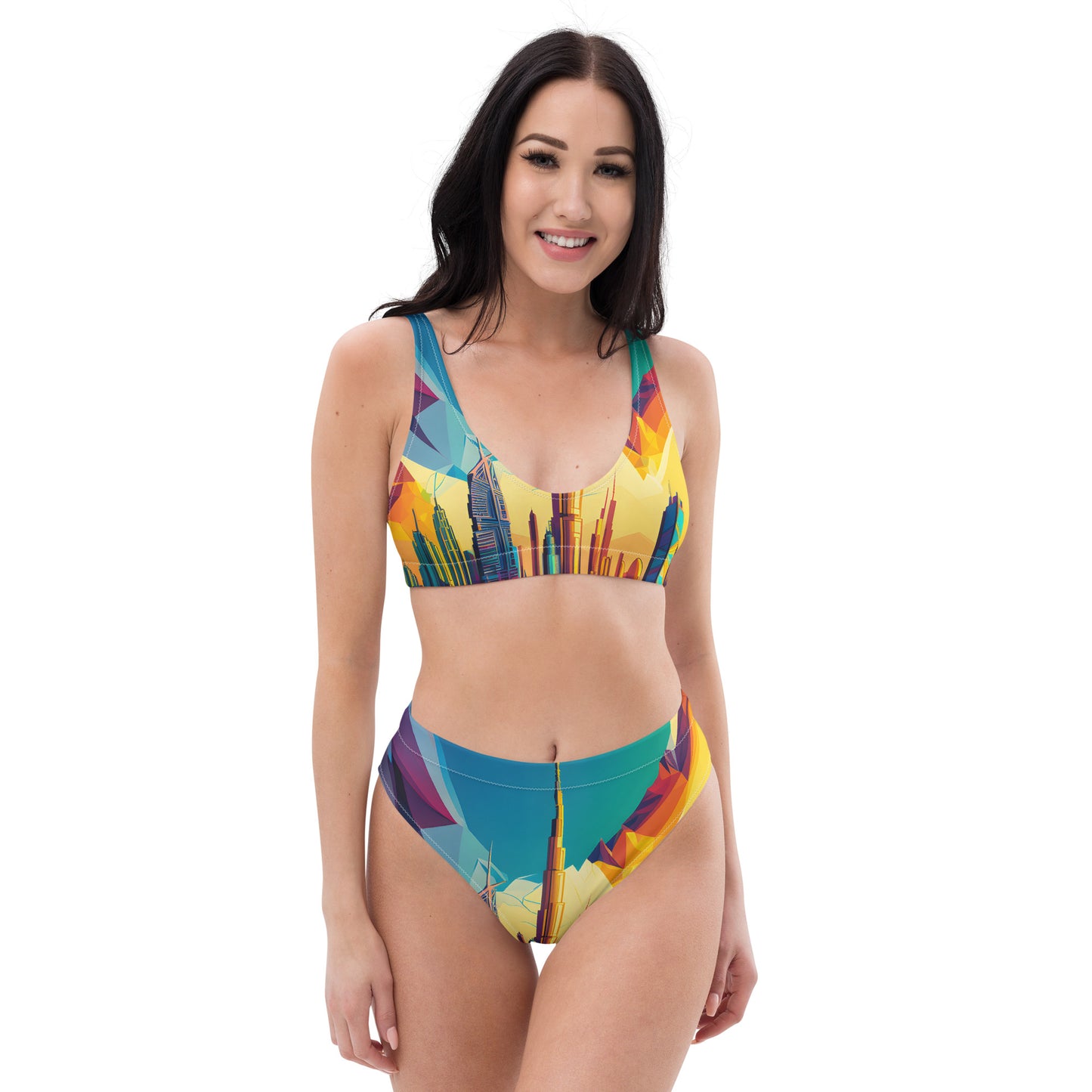 SKY SCRAPER #1 (Women's High-Waisted Bikini)