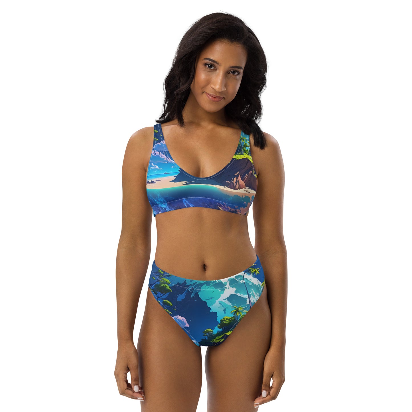High-Waisted Bikini For Women(VIVID DREAMER #1 Stylish and Durable)