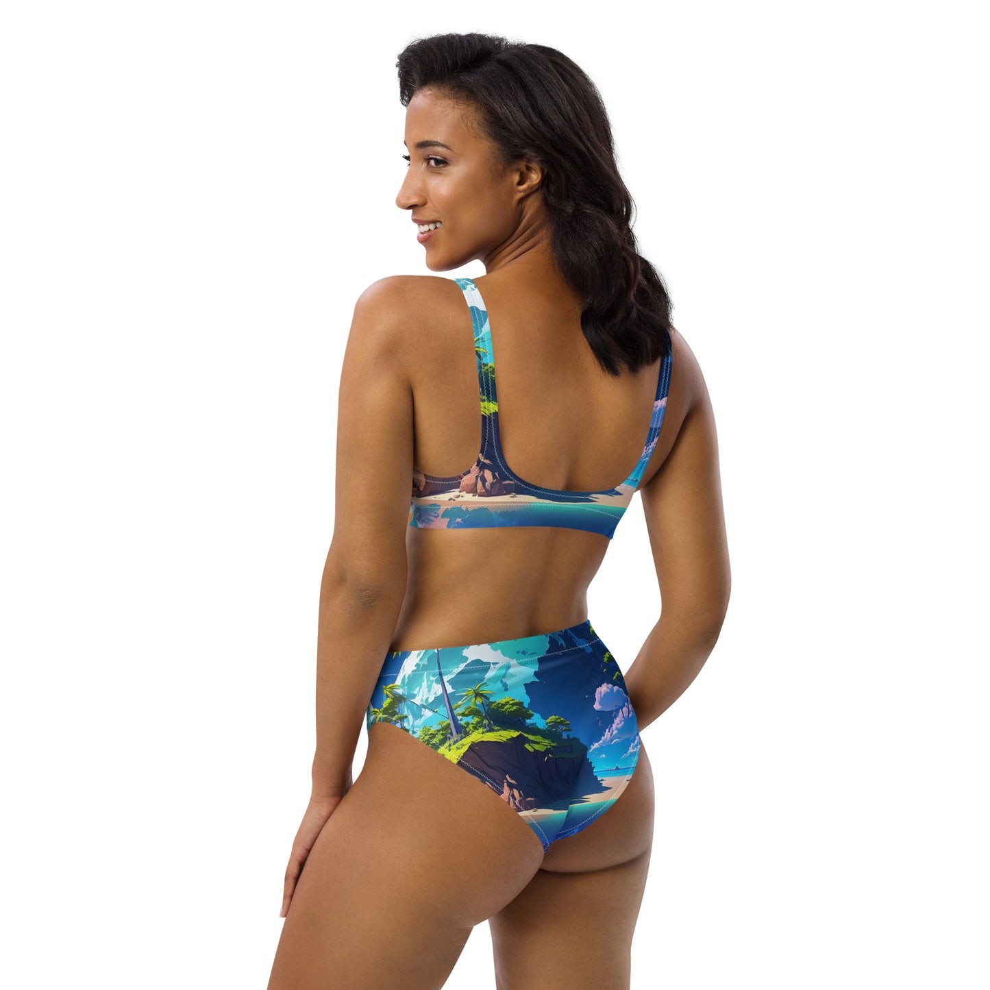 High-Waisted Bikini For Women(VIVID DREAMER #1 Stylish and Durable)