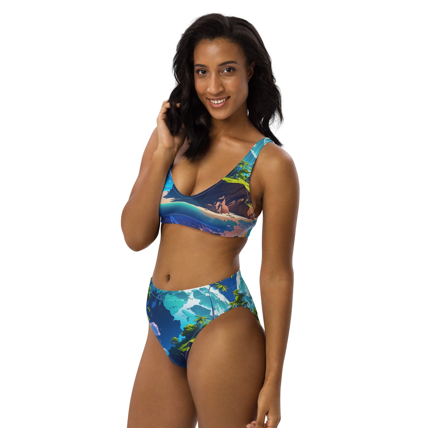 High-Waisted Bikini For Women(VIVID DREAMER #1 Stylish and Durable)