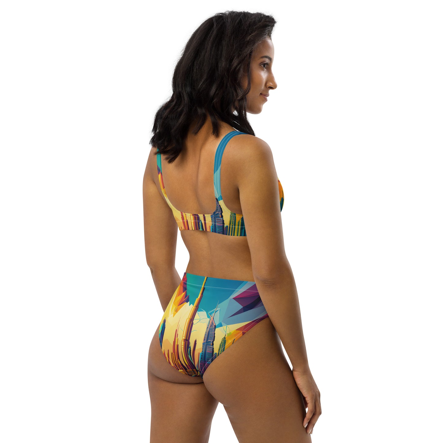 SKY SCRAPER #1 (Women's High-Waisted Bikini)