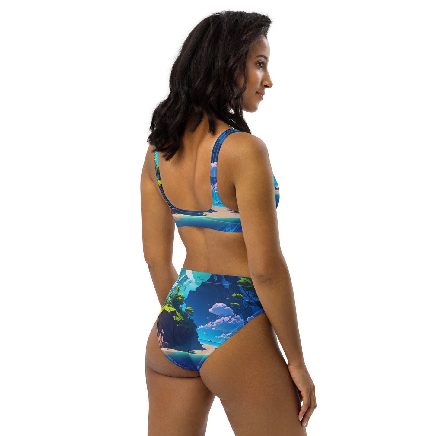 High-Waisted Bikini For Women(VIVID DREAMER #1 Stylish and Durable)