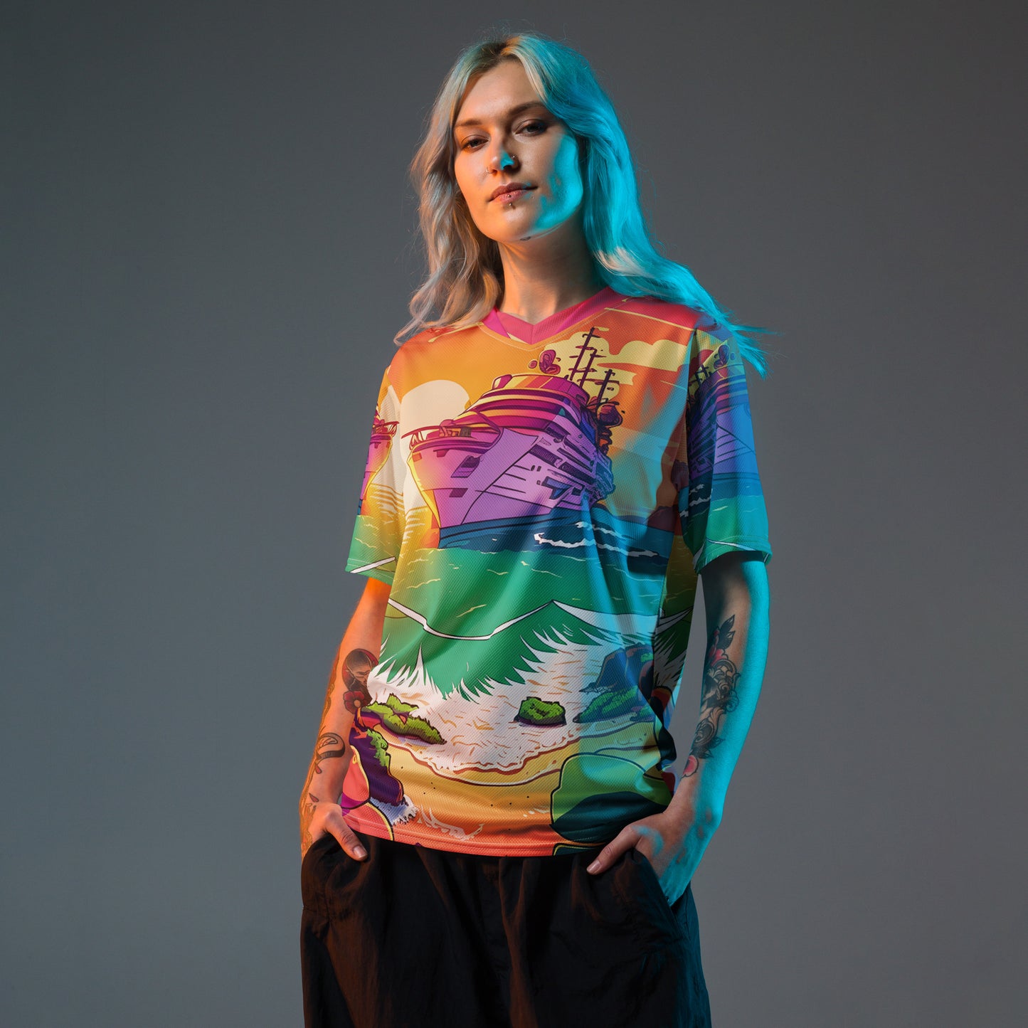 BEACH CRUISER Unisex Sports Jersey