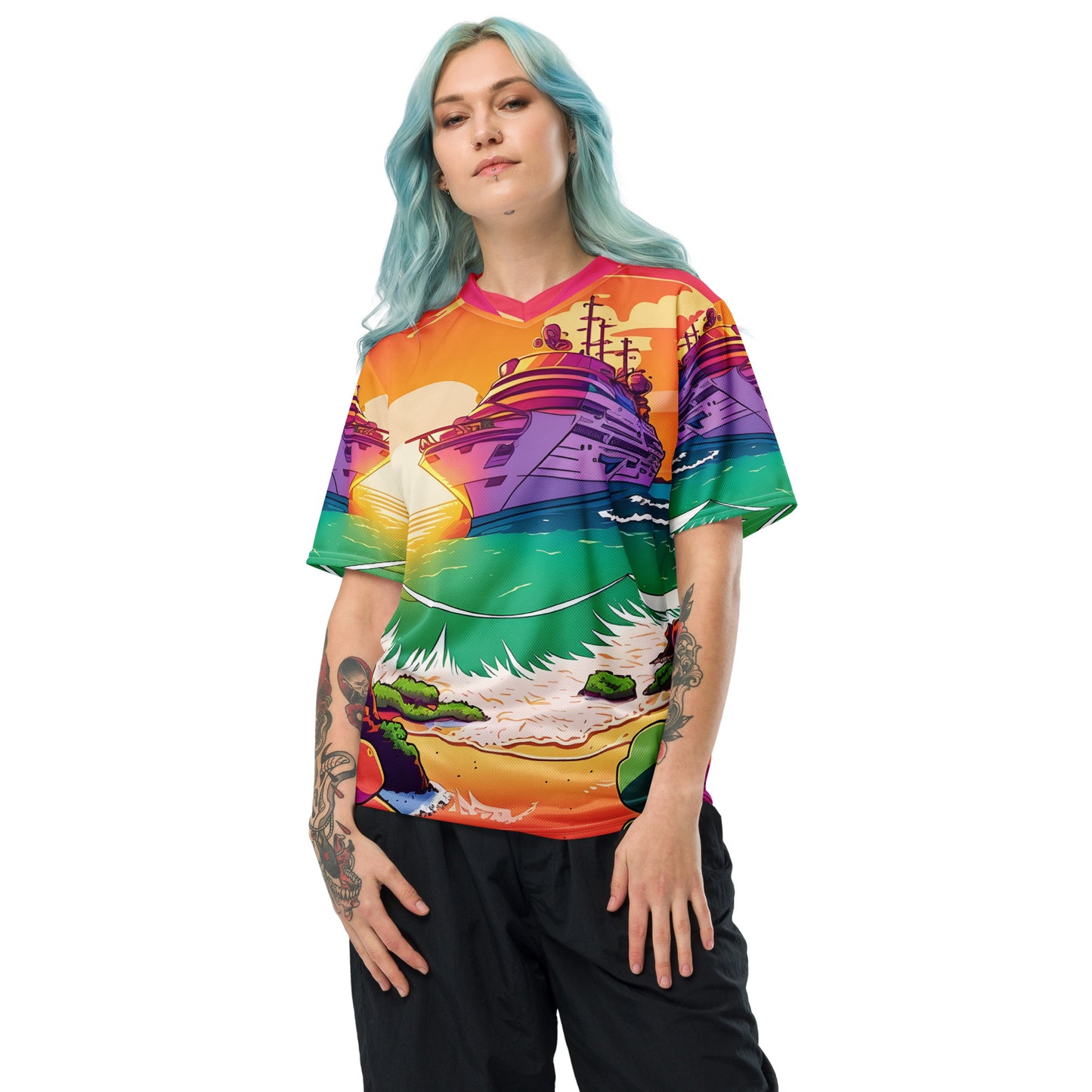 BEACH CRUISER Unisex Sports Jersey