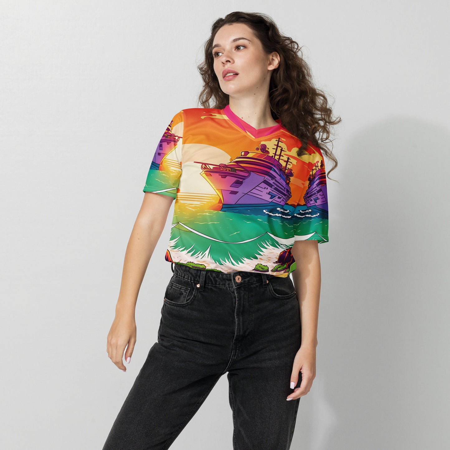 BEACH CRUISER Unisex Sports Jersey