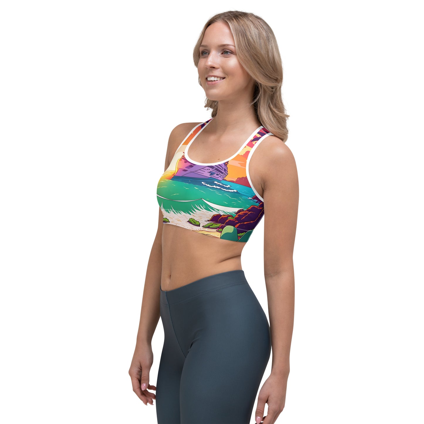 BEACH CRUISER Women's Elastic Sports Bra