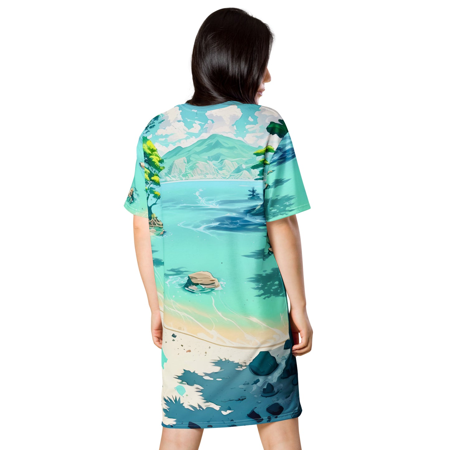 LAGOON LOVER #1 (Women's T-Shirt Dress)