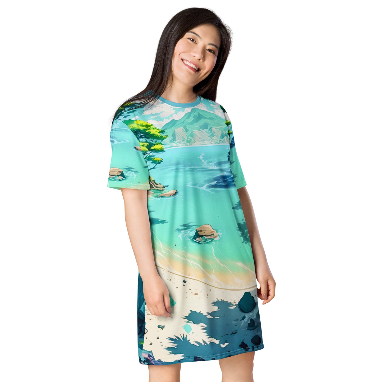 LAGOON LOVER #1 (Women's T-Shirt Dress)