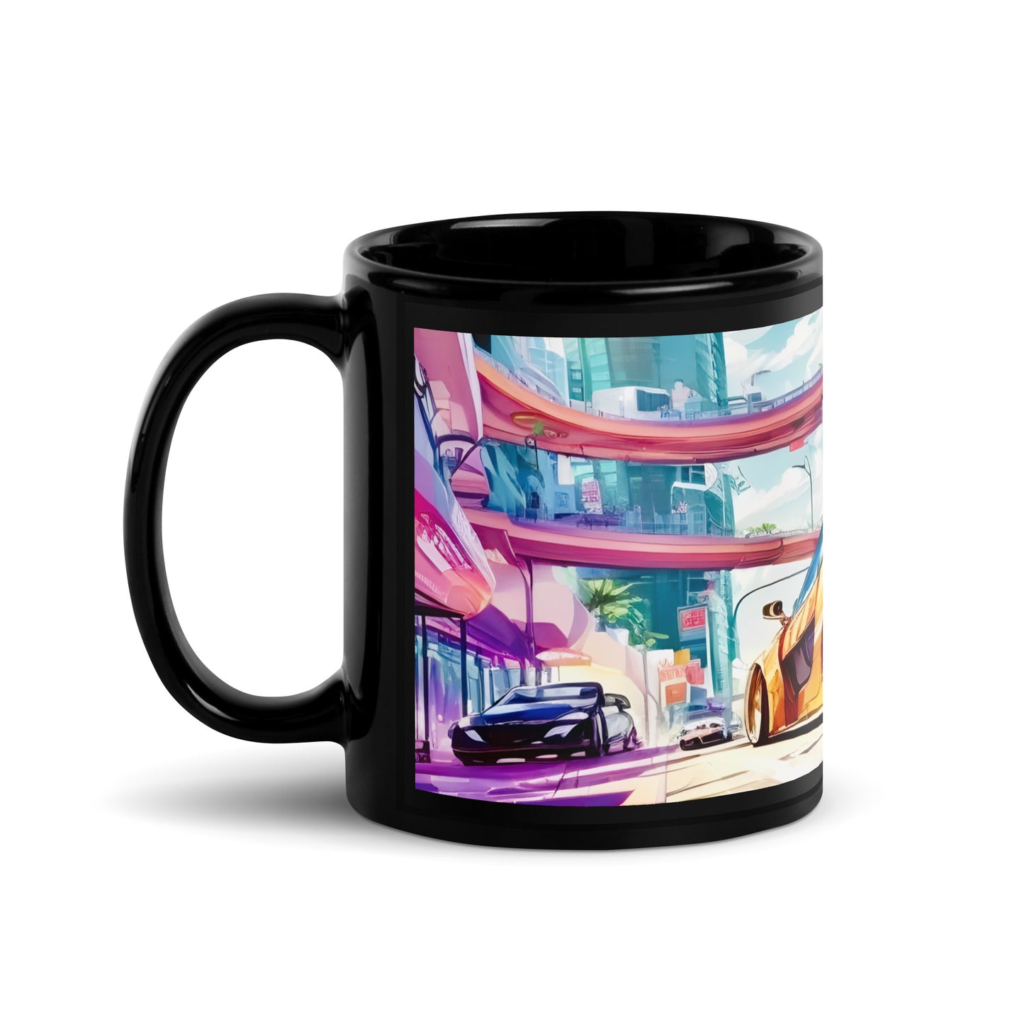 CITY HUNTER Black Premium Mug
