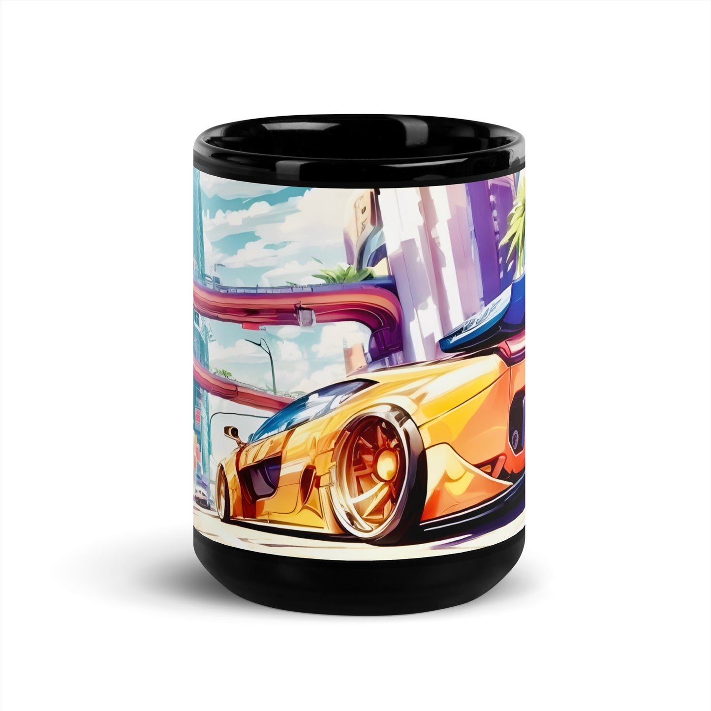 CITY HUNTER Black Premium Mug