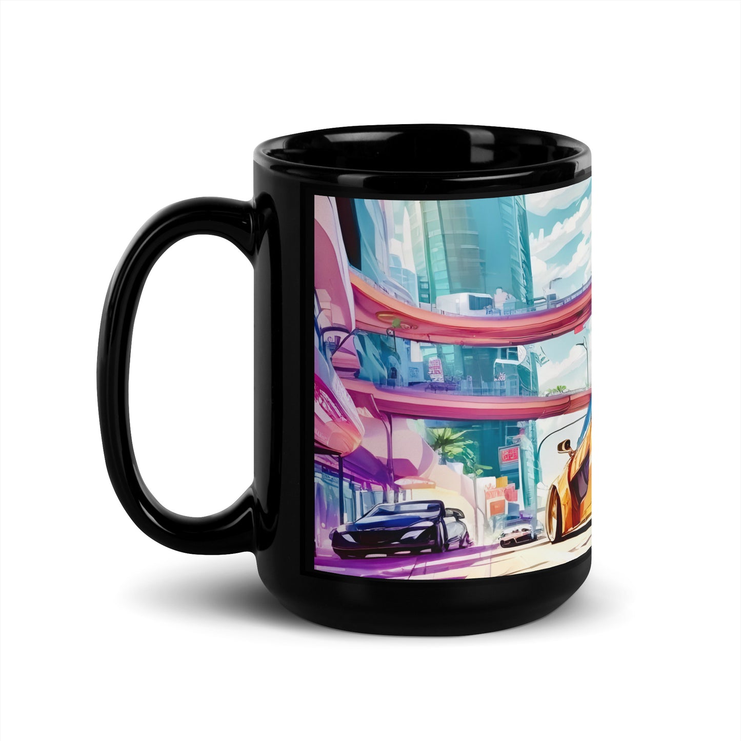 CITY HUNTER Black Premium Mug