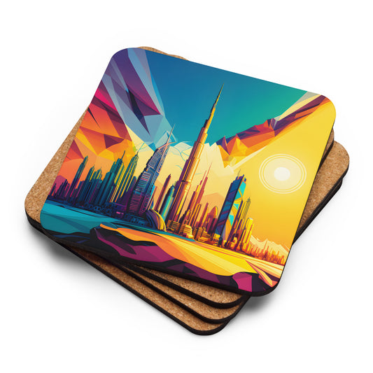 SKY SCRAPER #1 (Cork-Back Coaster)