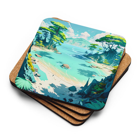 LAGOON LOVER #1 (Cork-Back Coaster)