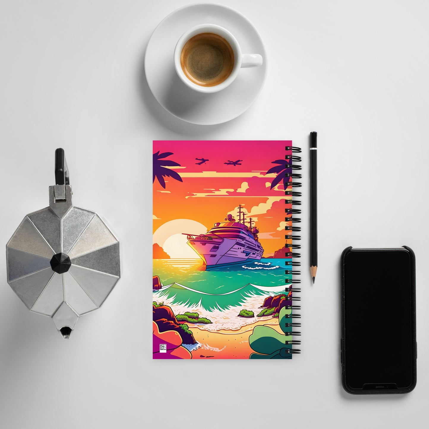BEACH CRUISER Spiral Notebook