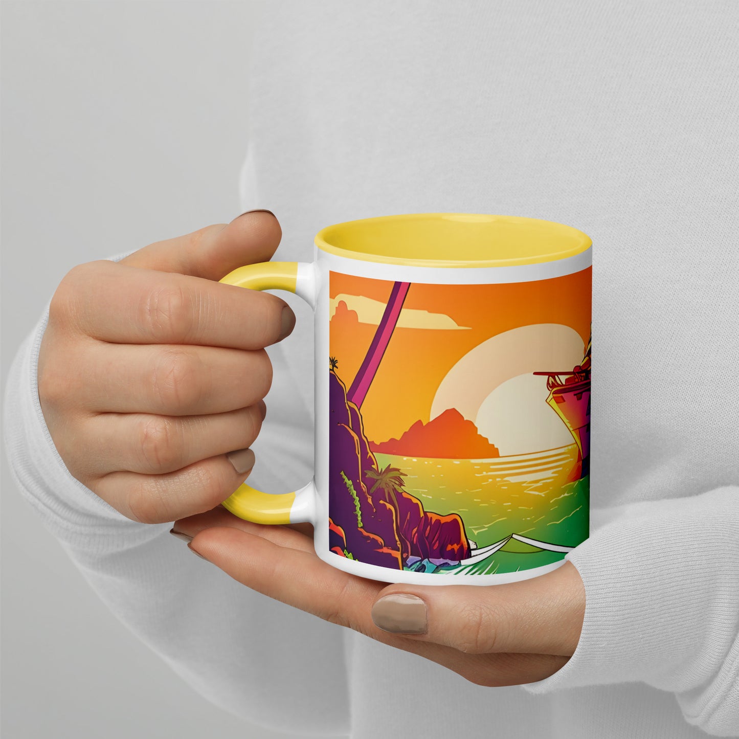 BEACH CRUISER Prime Inside Color Mug