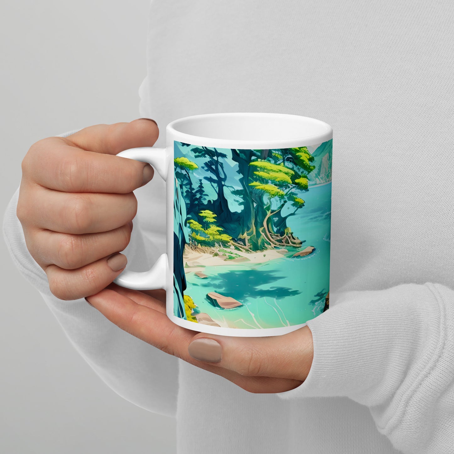 LAGOON LOVER #1 (White Premium Mug)