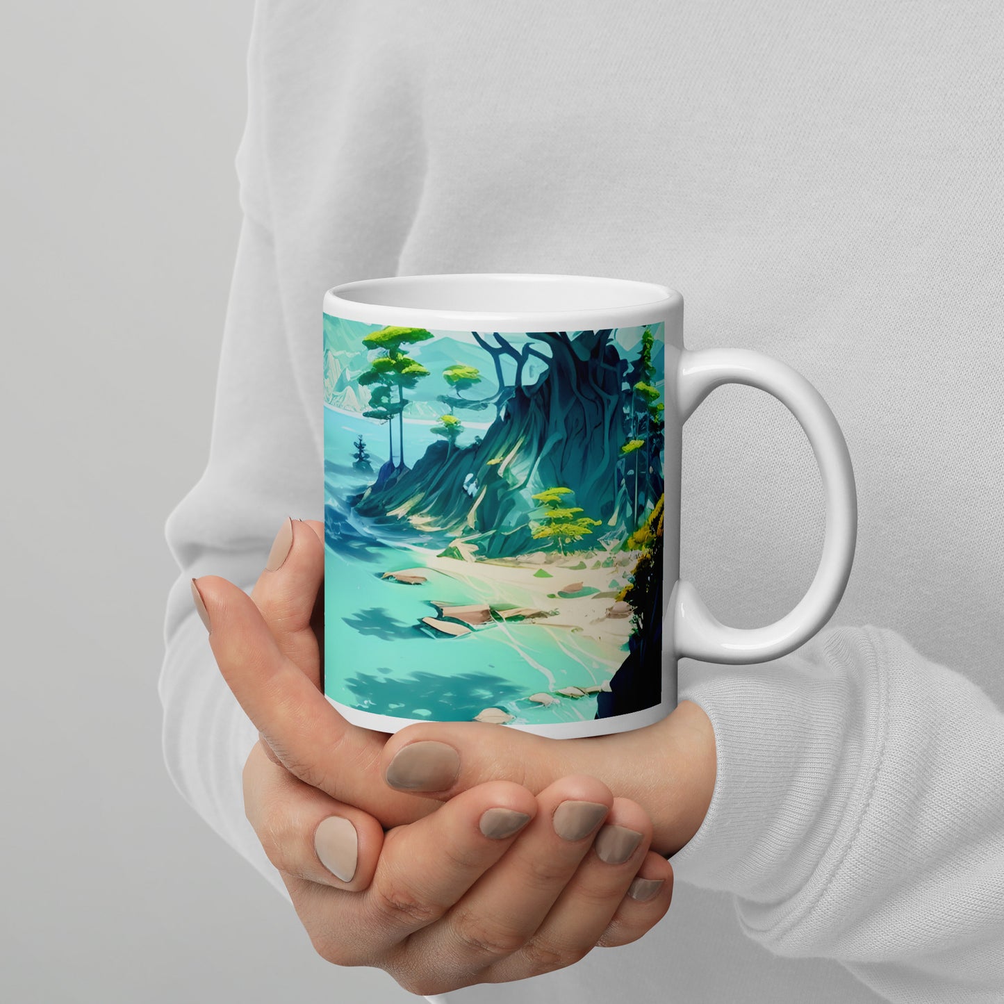 LAGOON LOVER #1 (White Premium Mug)
