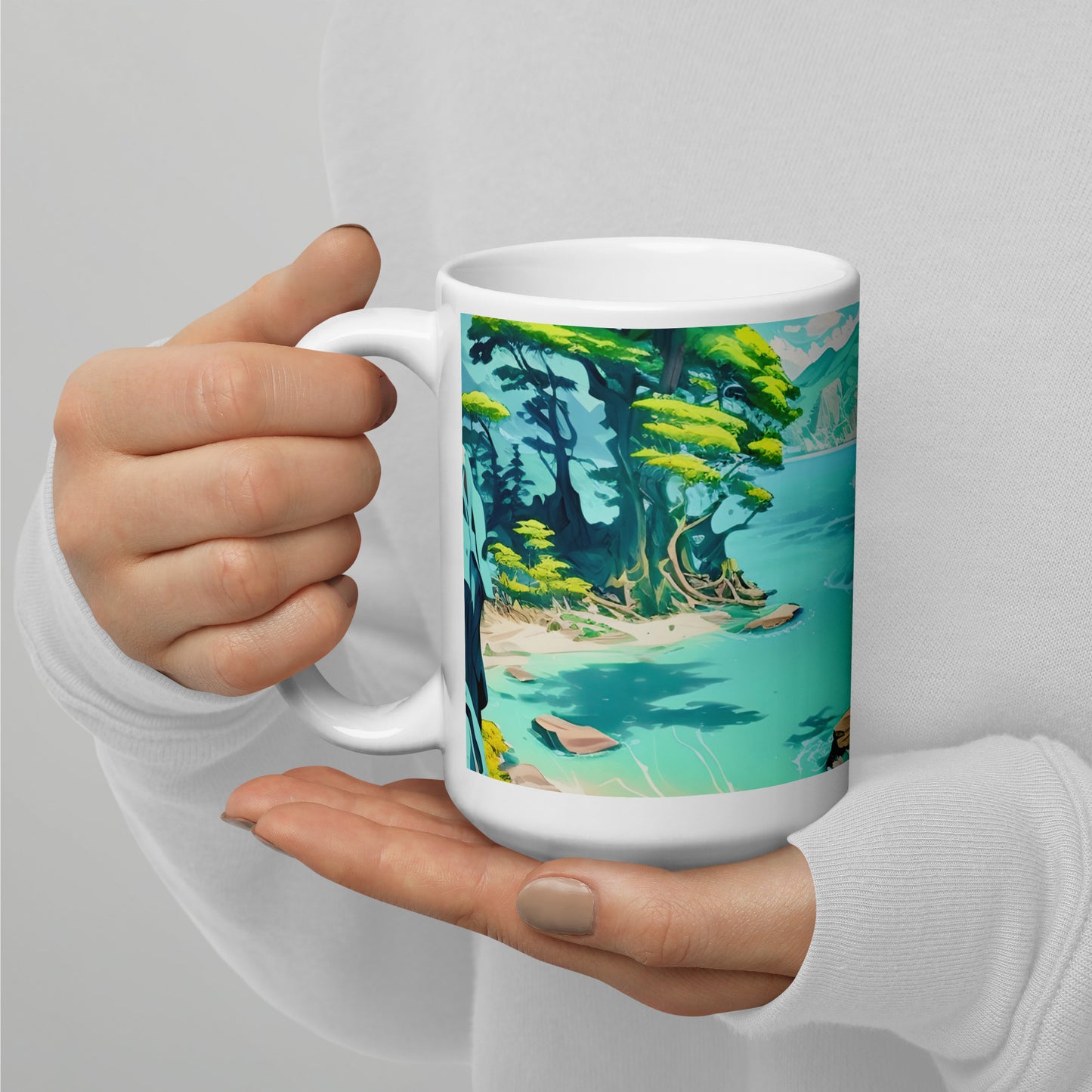 LAGOON LOVER #1 (White Premium Mug)
