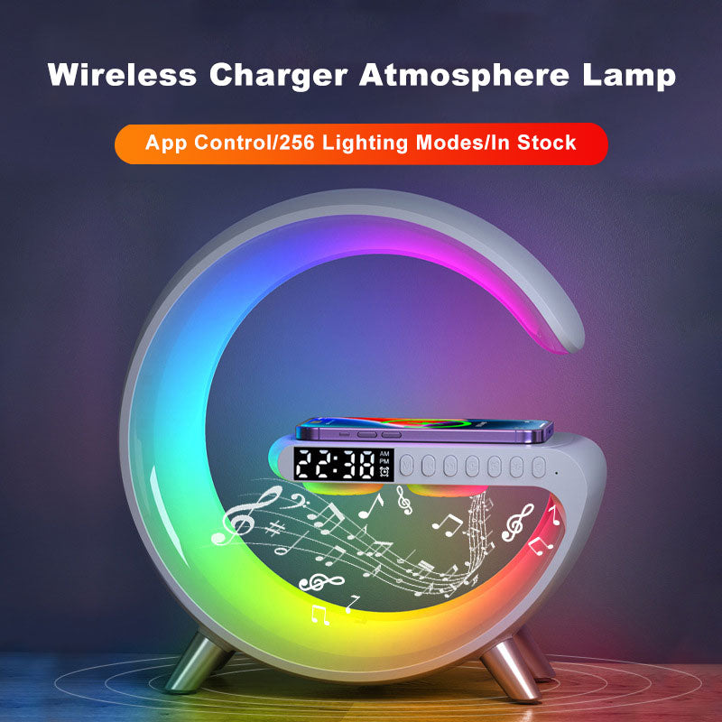 QUANTUM LIGHT Futuristic Atmosphere Wireless Charger Lamp