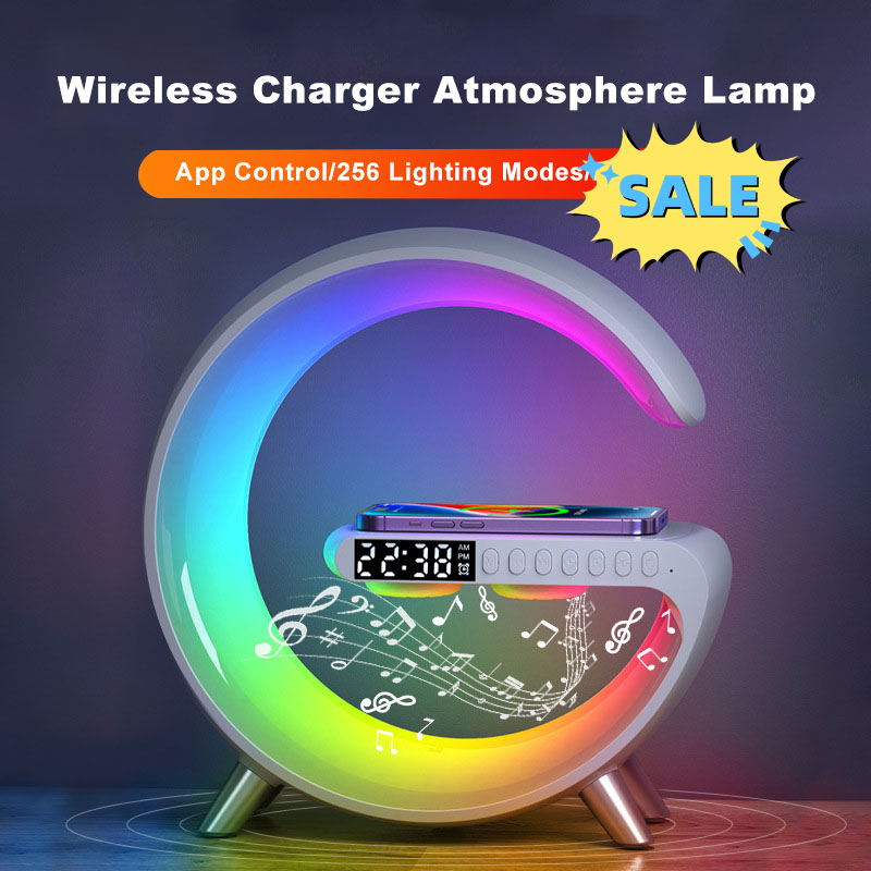 QUANTUM LIGHT Futuristic Atmosphere Wireless Charger Lamp