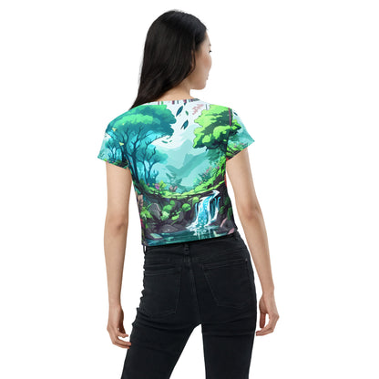 FOREST WALKER Women's Crop Tee