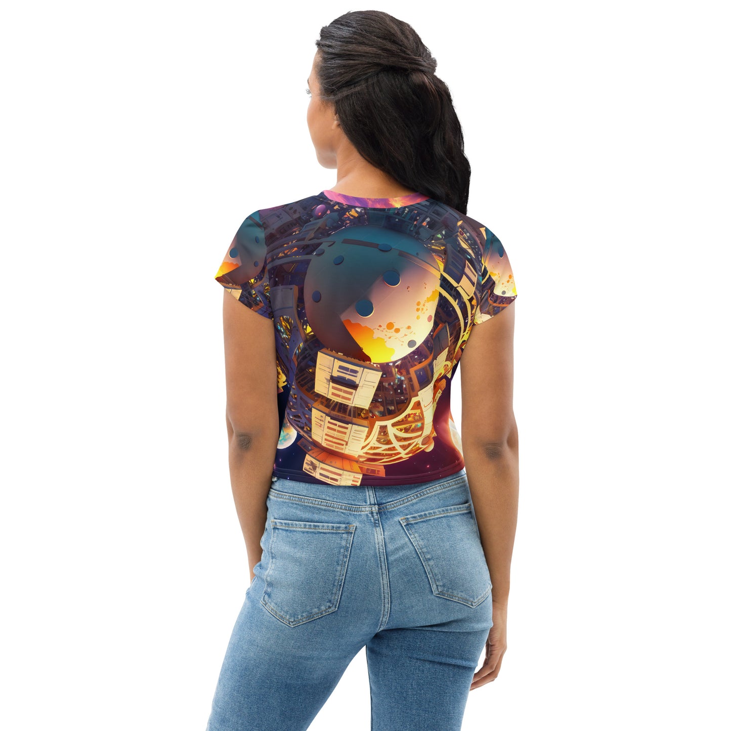 SPACE EXPLORER #1 (Women's Crop Tee)