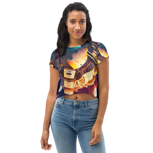 SPACE EXPLORER #1 (Women's Crop Tee)