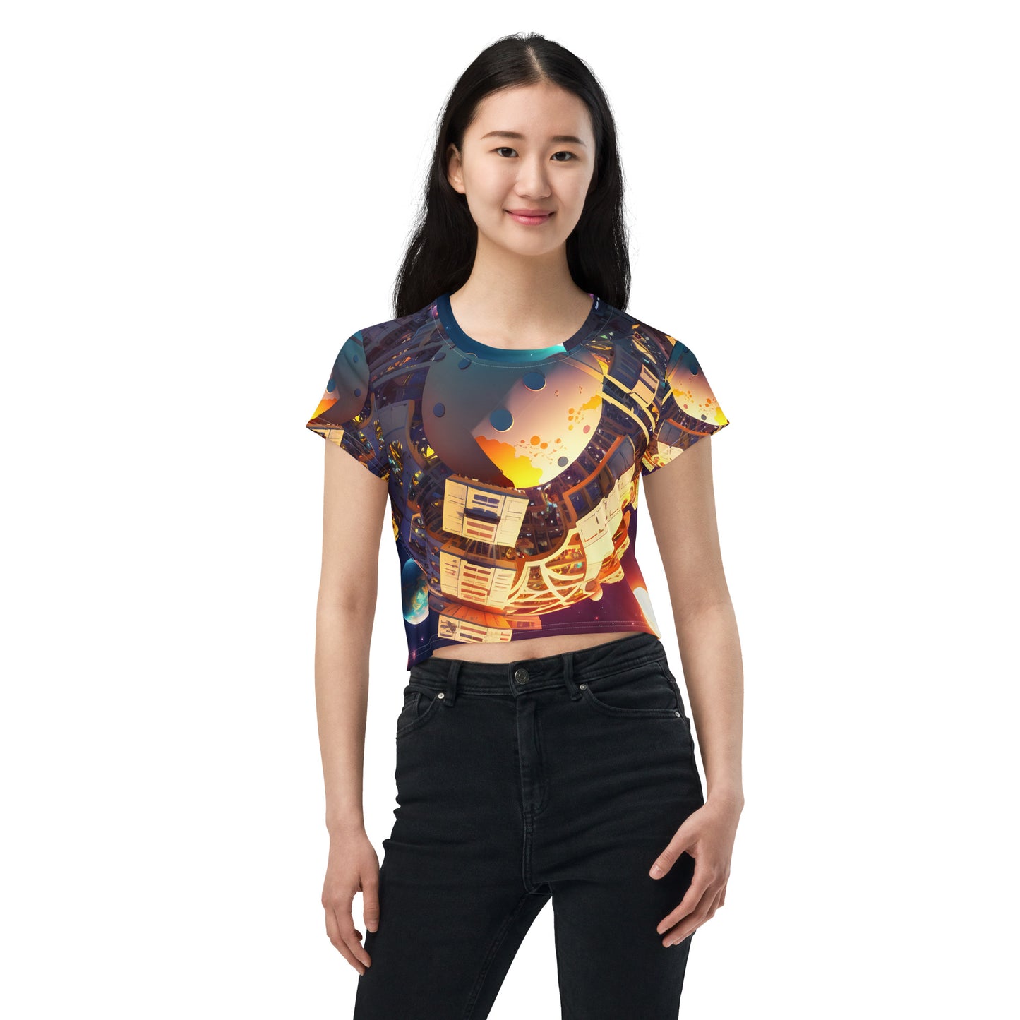 SPACE EXPLORER #1 (Women's Crop Tee)