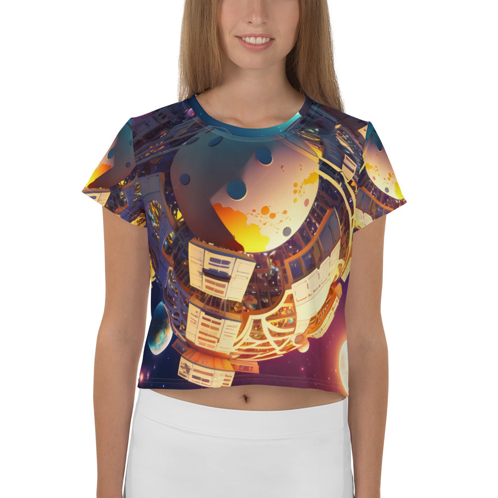 SPACE EXPLORER #1 (Women's Crop Tee)