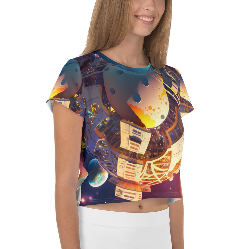 SPACE EXPLORER #1 (Women's Crop Tee)