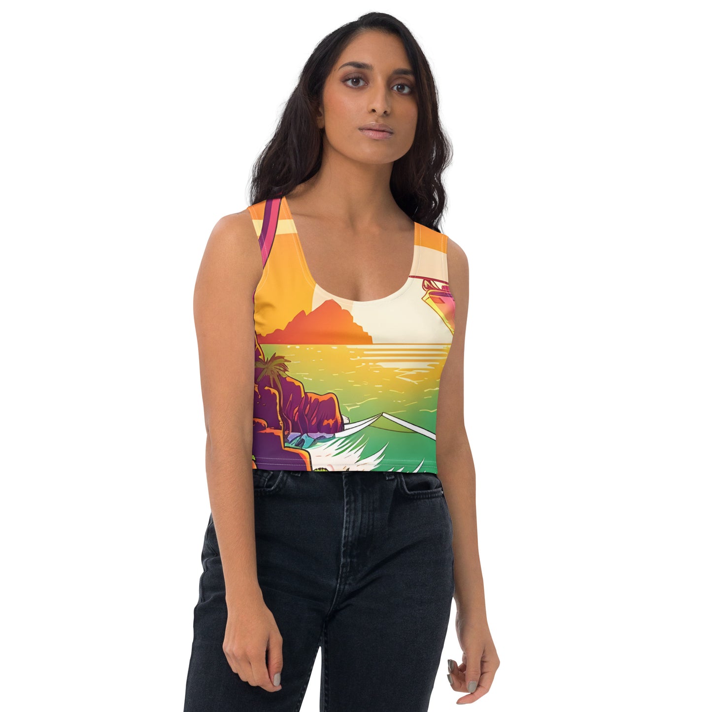 BEACH CRUISER Women's Crop Top