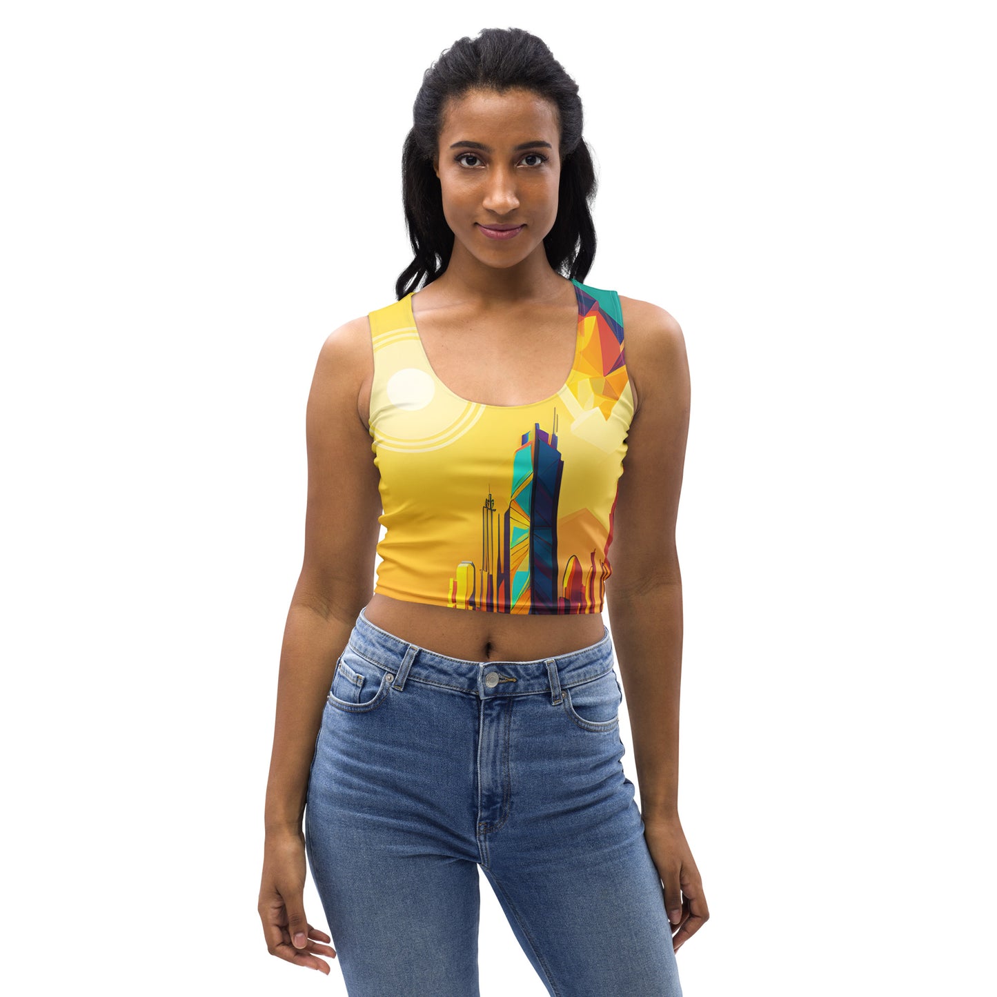 SKY SCRAPER #1 (Women's Crop Top)