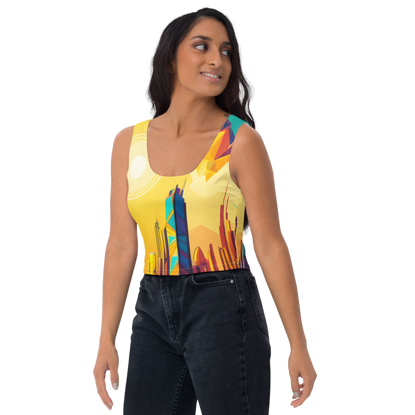 SKY SCRAPER #1 (Women's Crop Top)