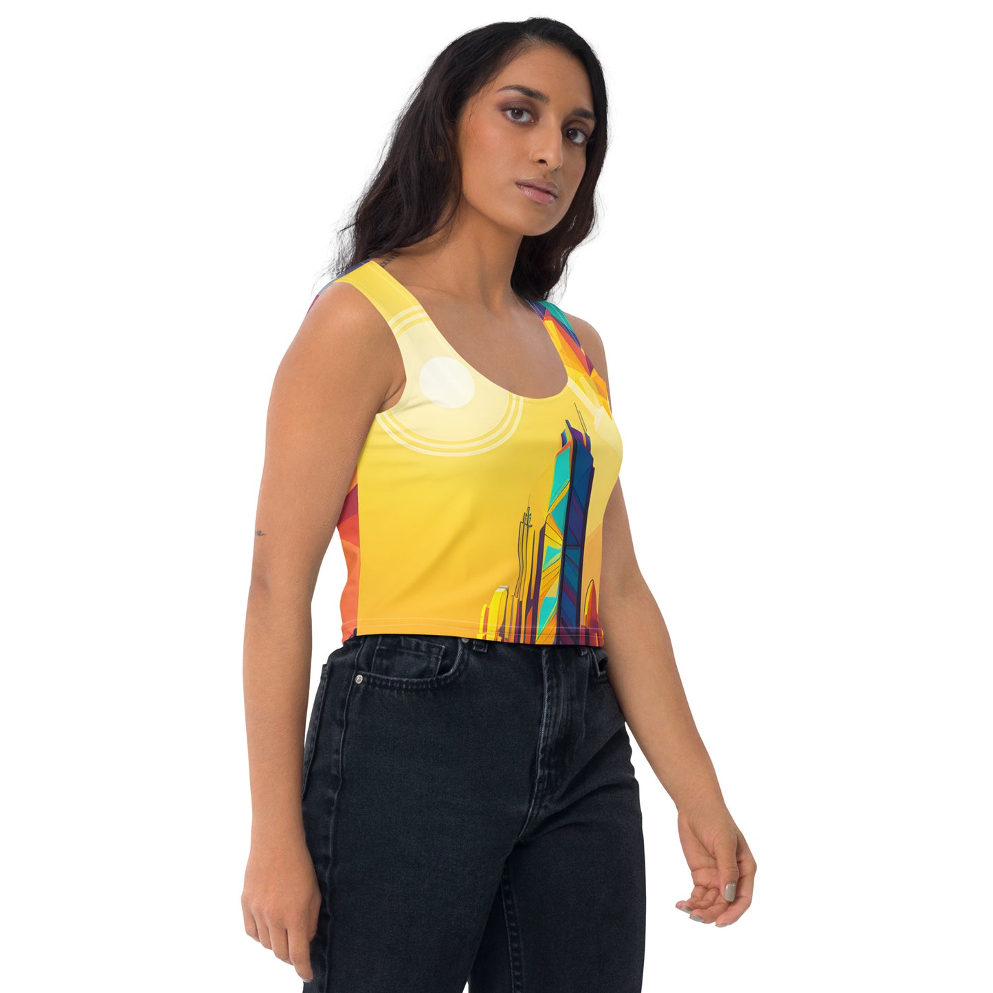 SKY SCRAPER #1 (Women's Crop Top)