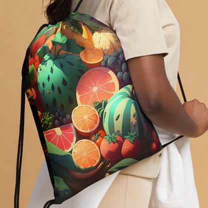 FRUITY VEGGIE #1 (Drawstring Bag)