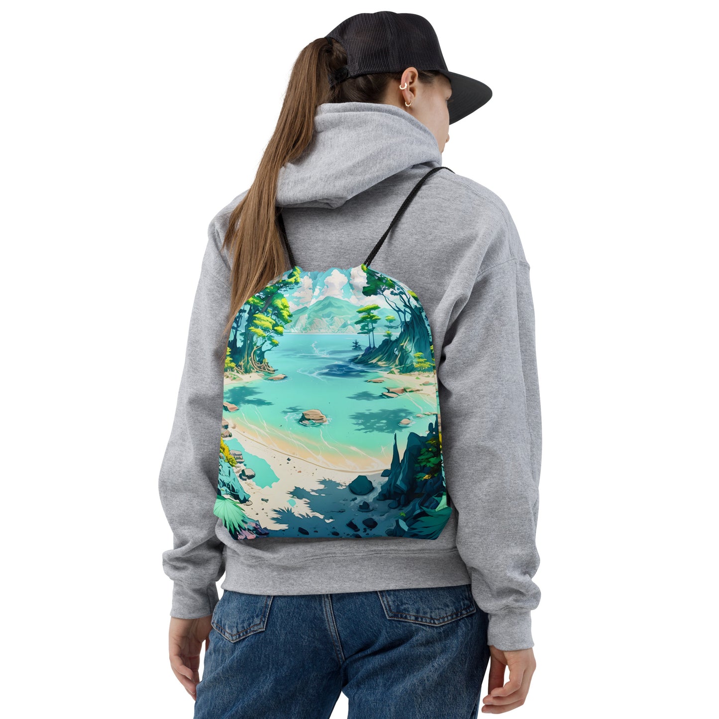 LAGOON LOVER #1 (Drawstring Bag)