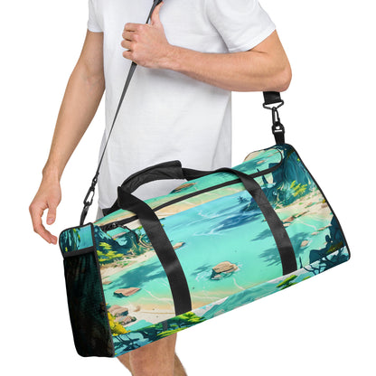 LAGOON LOVER #1 (Big Duffle Bag)