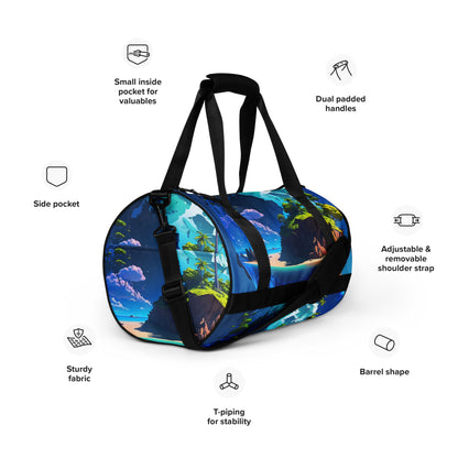 Gym Bag (VIVID DREAMER #1, Punchy, Durable, Affordable and Stylish)