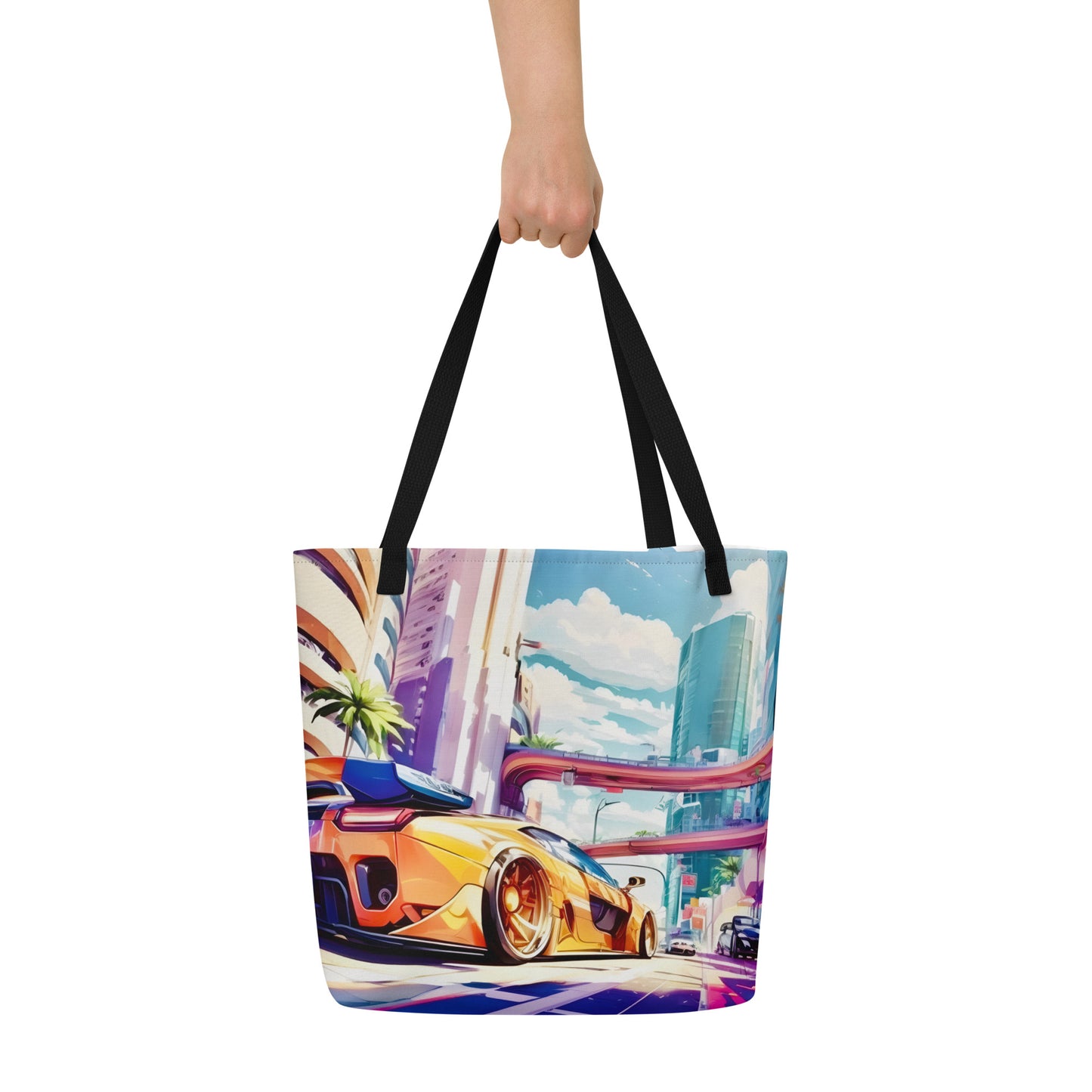 CITY HUNTER Large Tote Bag