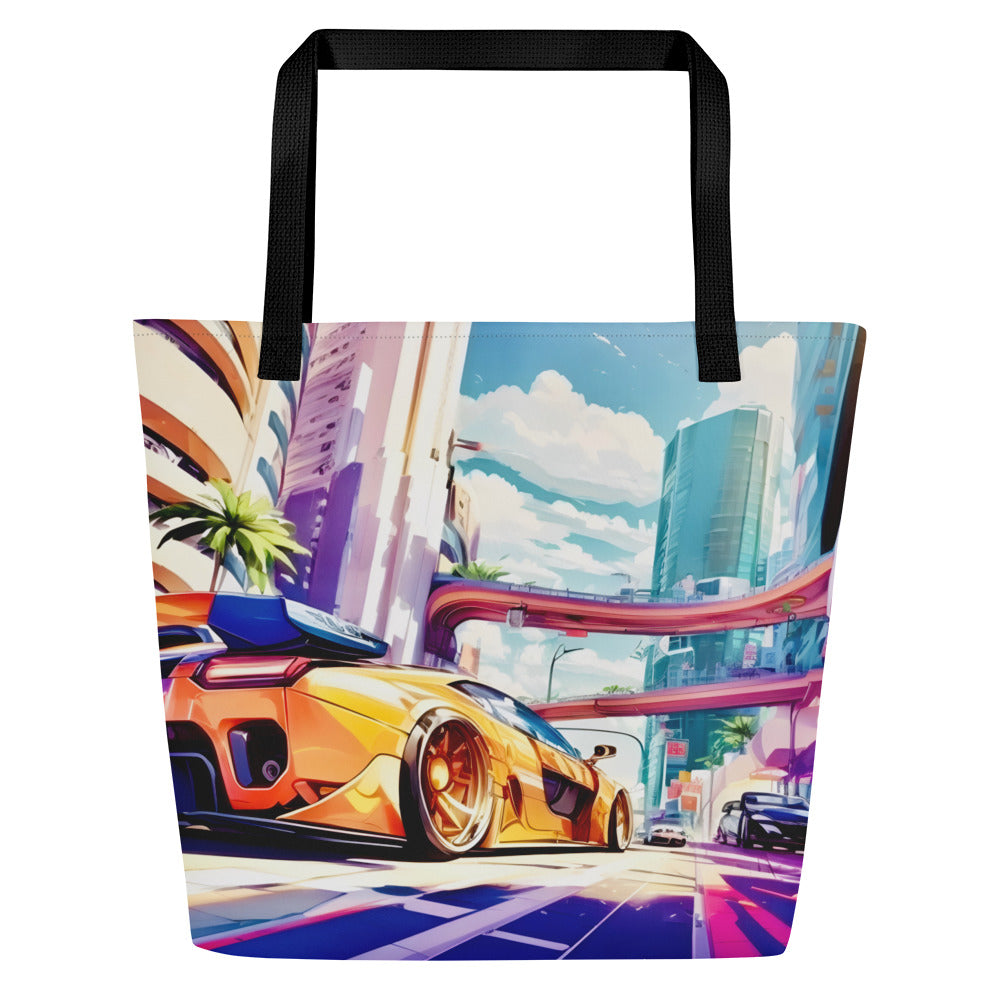 CITY HUNTER Large Tote Bag