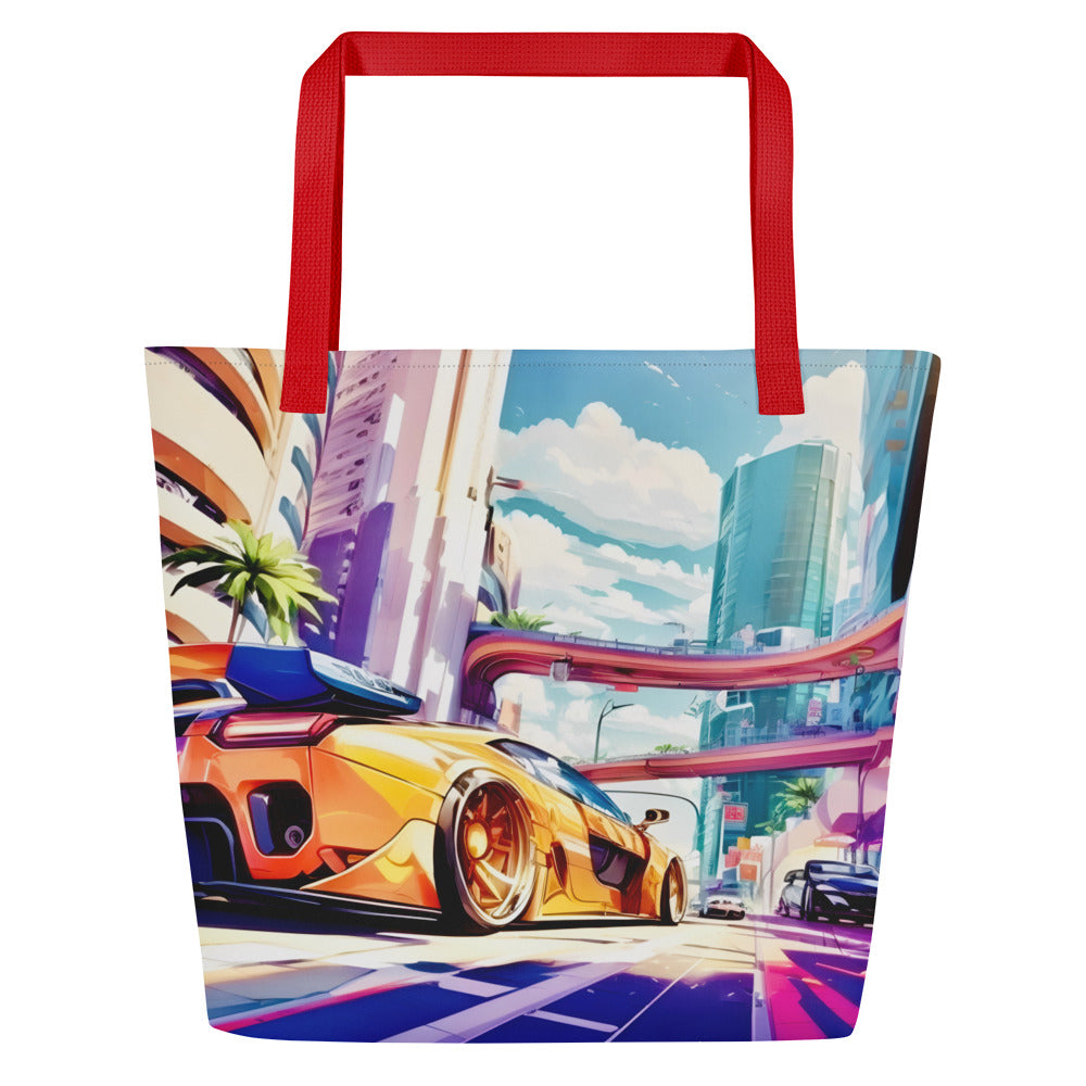 CITY HUNTER Large Tote Bag