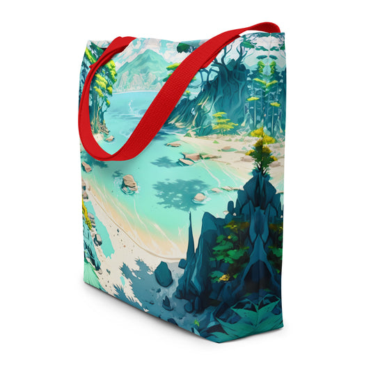 LAGOON LOVER #1 (Large Tote Bag)