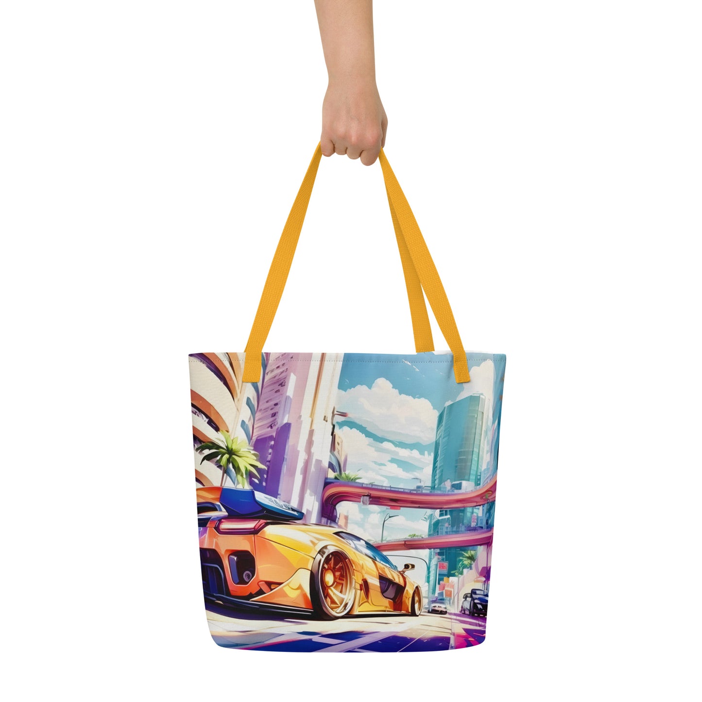 CITY HUNTER Large Tote Bag