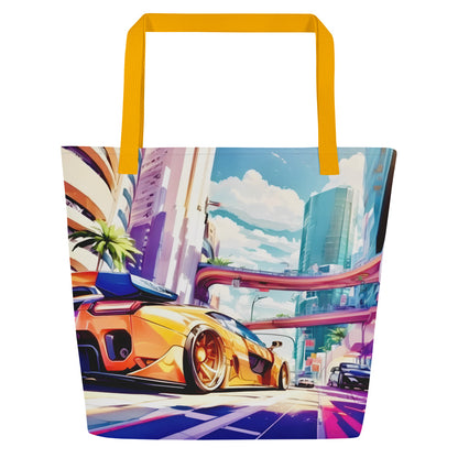 CITY HUNTER Large Tote Bag