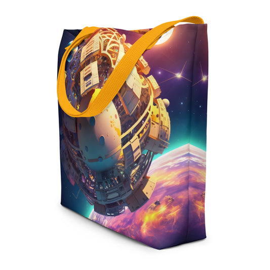 SPACE EXPLORER #1 (Large Tote Bag)